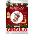 bordado natal circulo cor 30